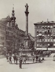 Marienplatz Droscheknstandplatz 1890