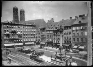 Marienplatz Ansicht Nordwestseite 1895